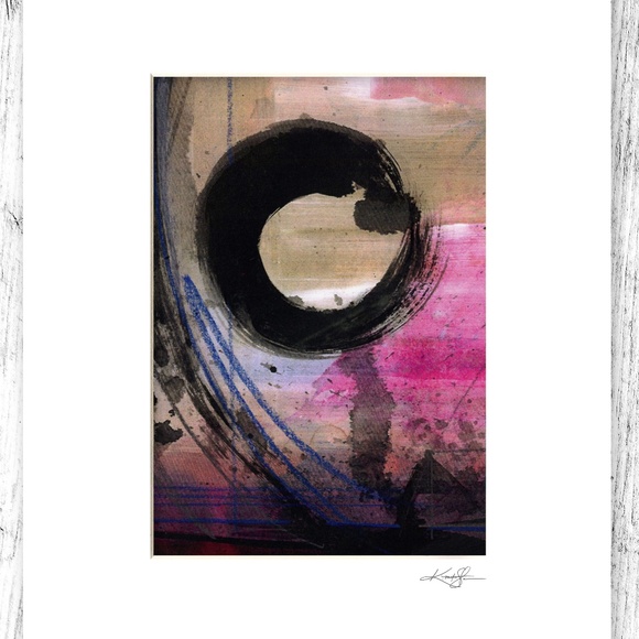 Enso, Zen Circle print from original painting - Picture 1 of 2